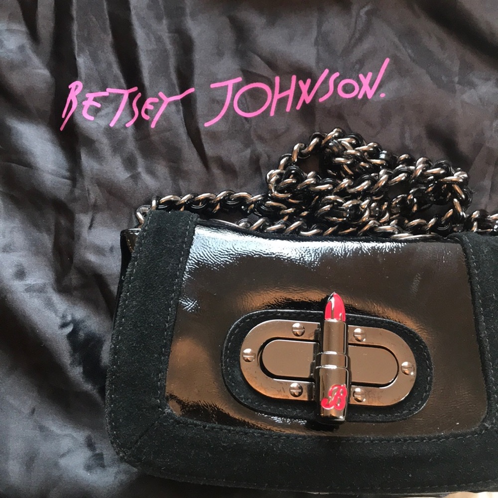 Betsey Johnson Lipstick Lock Purse